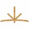 Ekena Millwork Alberta Rough Sawn Timber Gable Bracket, Western Red Cedar, 84"W x 45"H x 4"D x 4"F, 13/12 Pitch GBW084X45X0404ALB00RWR - alternate 1